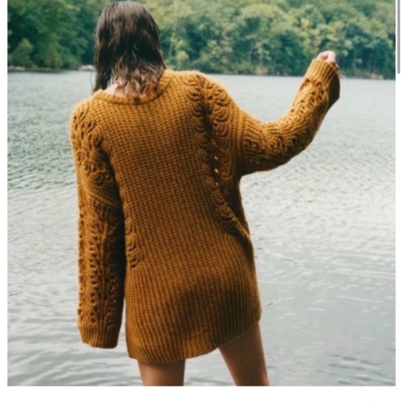 Anthropology pilcro mustard sweater size XS - Picture 2 of 16